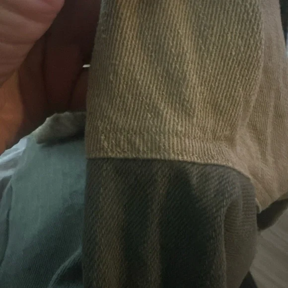 LE LIS Women’s Small Two-Tone Denim Straight Leg Pants - Picture 4 of 7